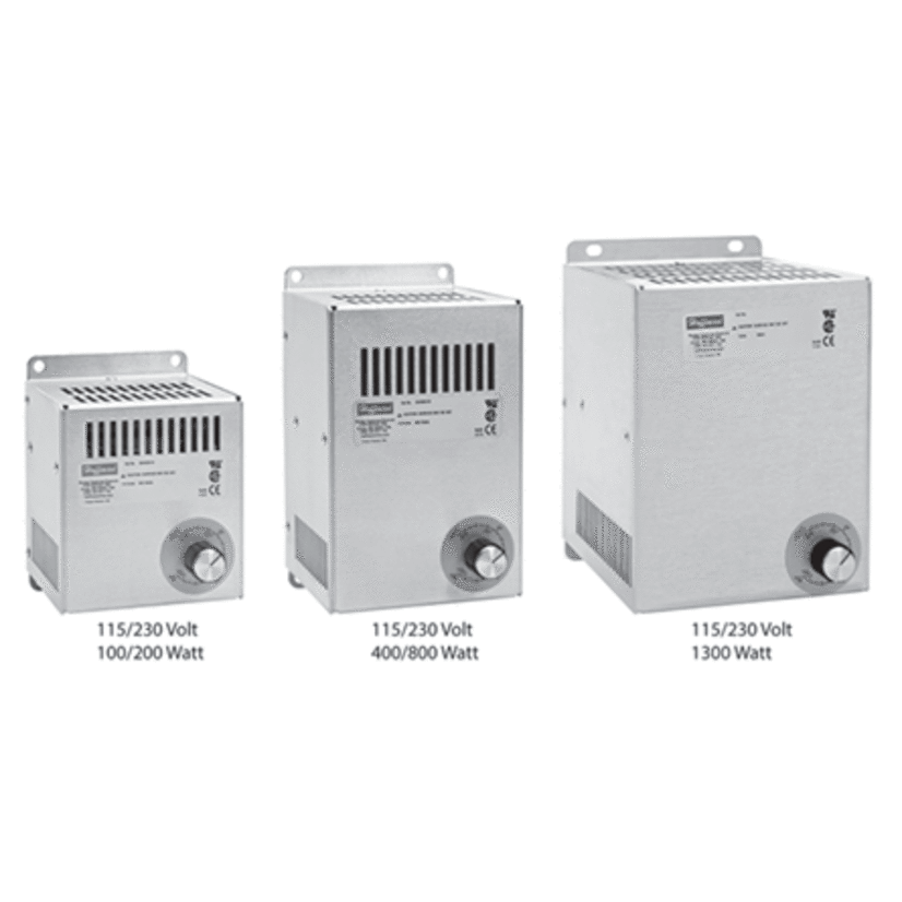 nVent HOFFMAN DAH Electric Heater, 800 W, 230 VAC, 3.69 A, 0 to 100 deg F