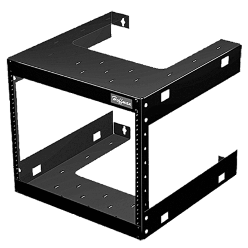 nVent HOFFMAN VELCRO™ E19FWM20U20 Fixed 20-Rack Unit Wall Mount Rack, 37 in H x 18.31 in W x 20 in D, 150 lb Load