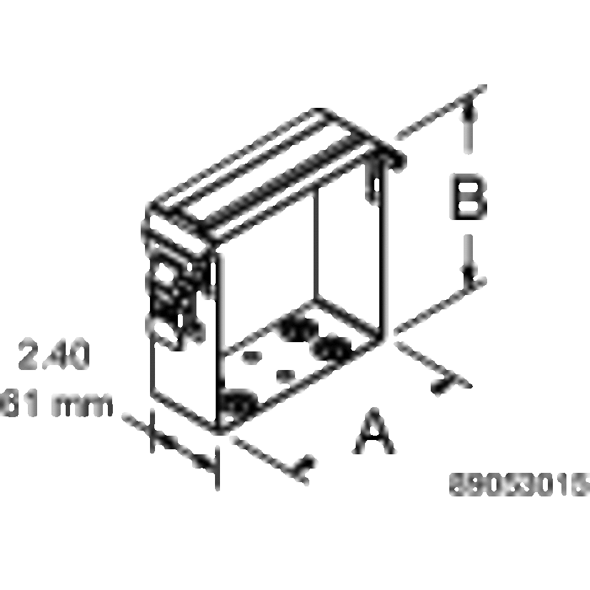 nVent HOFFMAN F66T3RUC F30G Universal U-Connector, For Use With 6 x 6 in NEMA 3R Lay-In Wireway and Trough, Steel, Painted