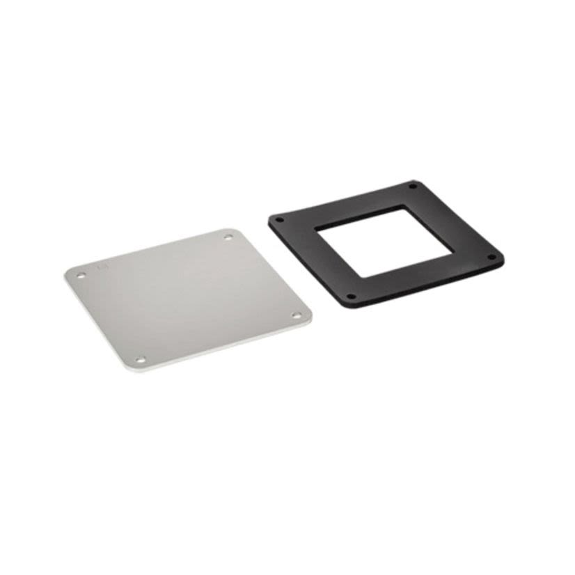 Hoffman F44WPSS F22 Closure Plate, For Use With 4 x 4 in NEMA 4X Stainless Steel Feed-Through Wireway, 304 Stainless Steel