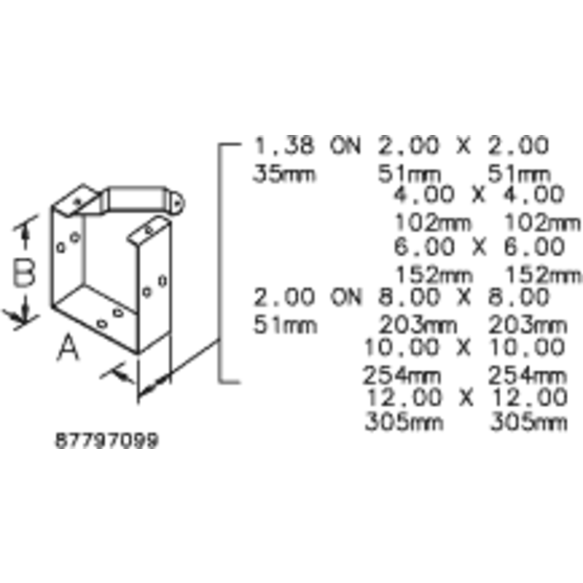 nVent HOFFMAN F1010GUC F40PF Universal U-Connector, For Use With 10 x 10 in NEMA 1 Lay-In Flat Cover Wireway, Steel, Painted