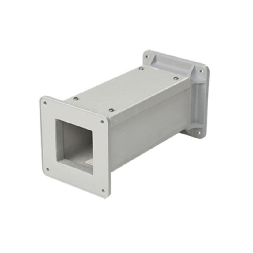 Hoffman F66W24FG F25 Feed Through Straight Section Wireway, 24 in L x 6 in W x 6 in H, Screw Cover, Fiberglass
