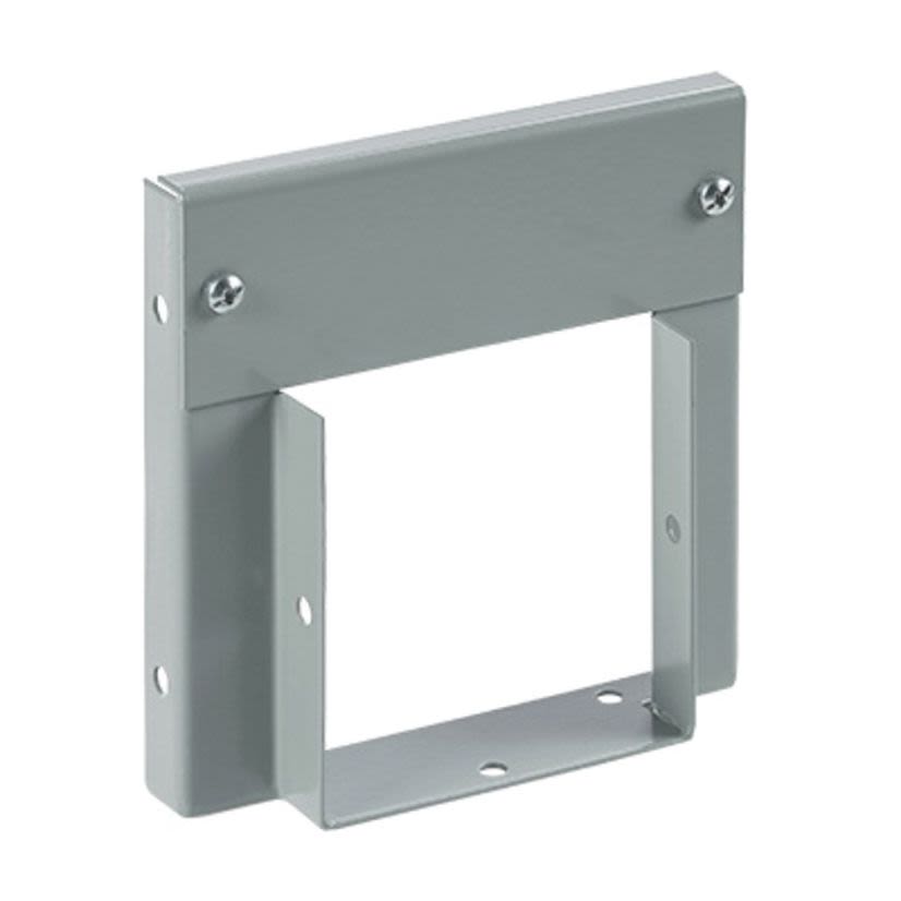 nVent HOFFMAN F66G44R F40PF Wireway Reducer, For Use With Lay-In NEMA 1 Flat Cover Wireway, 6 in H x 6 in W x 1-1/2 in D, Steel, Gray