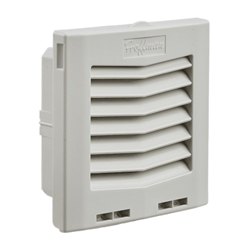 nVent HOFFMAN HG0500404 MCLF Exhaust Grille Kit, ABS, Light Gray