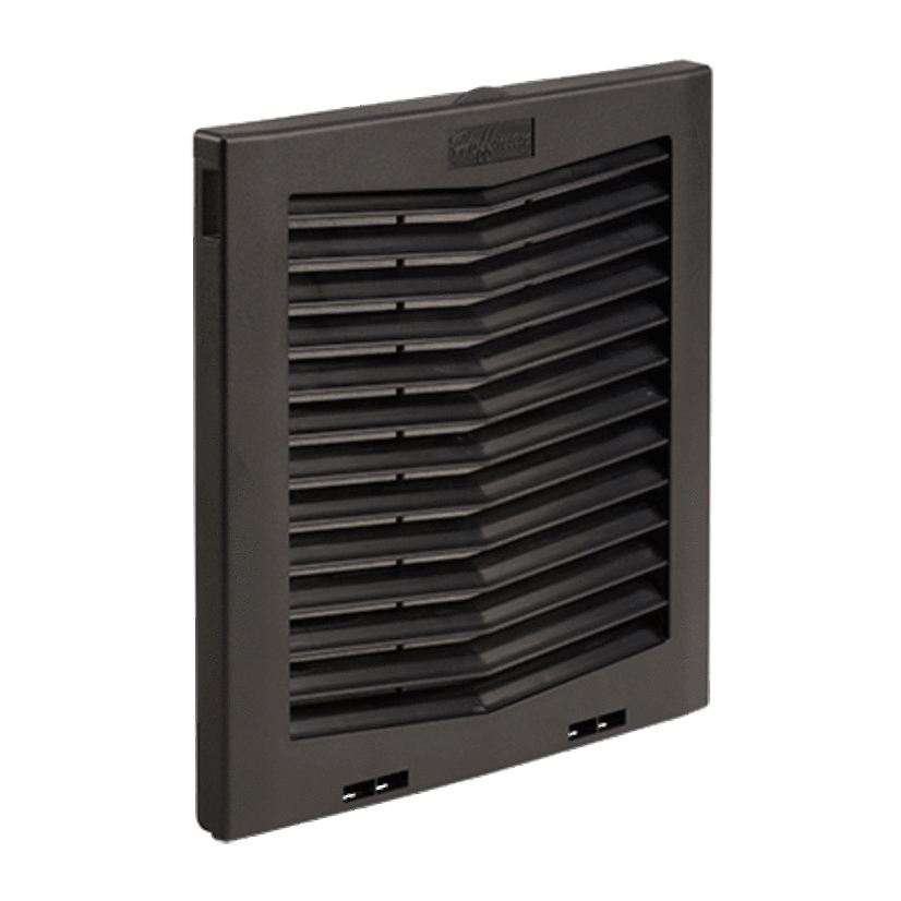 Hoffman HG1000403 MCLF Exhaust Grille Kit, ABS, Black