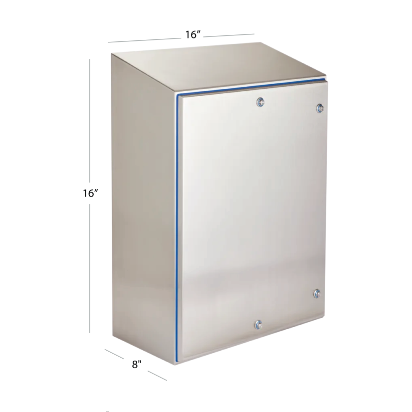 nVent HOFFMAN HSDH161608SS Hyshed Hinge - 16 in H x 16 in W x 8 in D