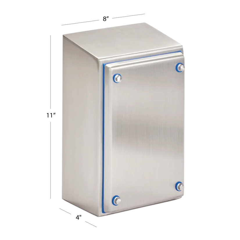 nVent HOFFMAN HSDS110804SS Hyshed Screw Cover - 11 in H x 8 in W x 4 in D