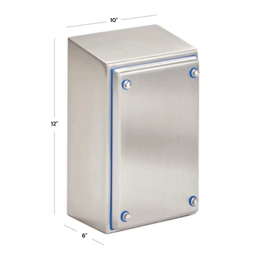 nVent HOFFMAN HSDS121006SS Hyshed Screw Cover - 12 in H x 10 in W x 6 in D