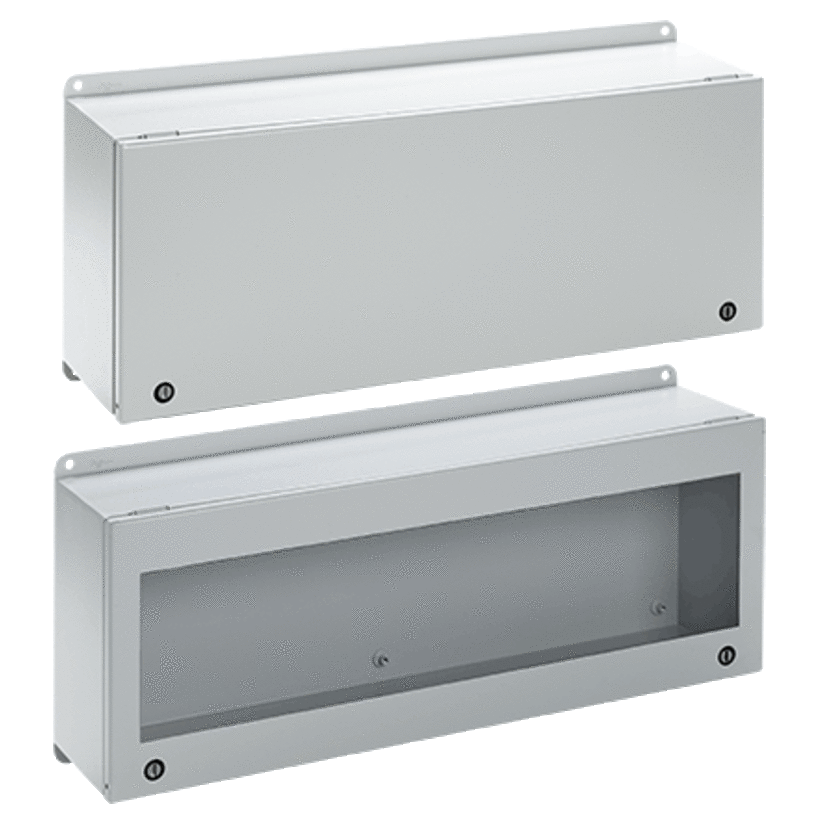 nVent HOFFMAN INLINE LHC234616 A54 Landscape Enclosure, 230 mm L x 460 mm W x 155 mm D, NEMA 4/12/IP66 NEMA Rating, Steel