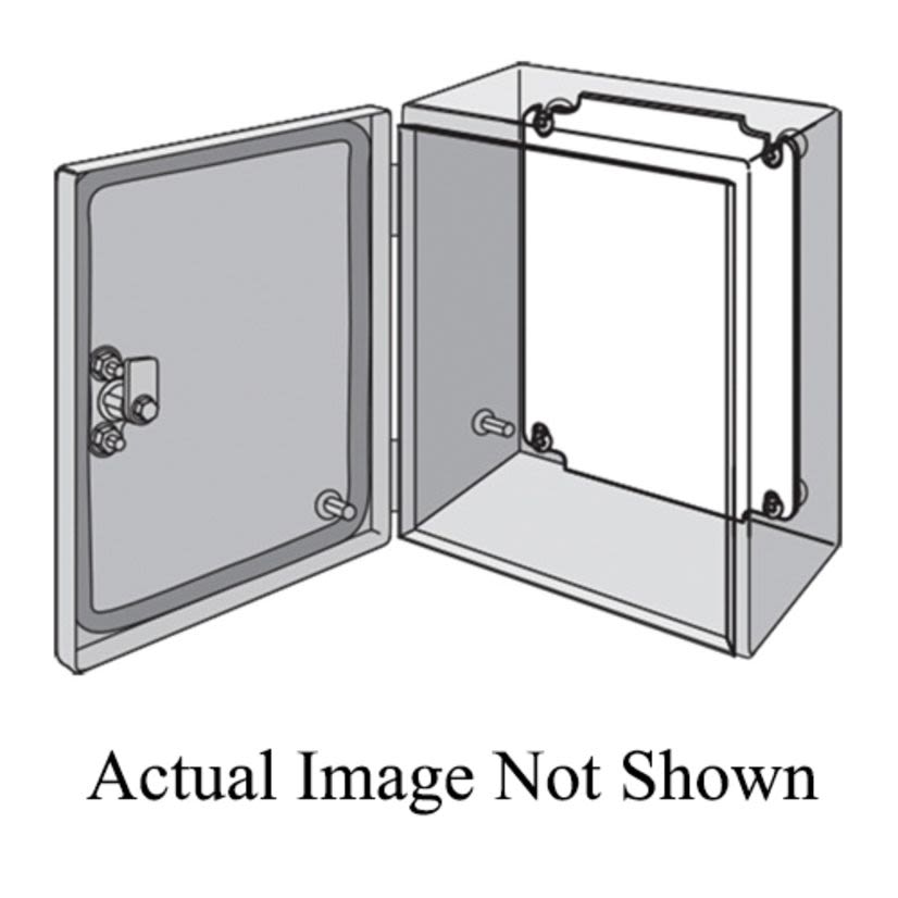 nVent HOFFMAN INLINE™ LP2360 A54P Landscape Panel, 22.87 in W x 8.31 in H, Steel, White