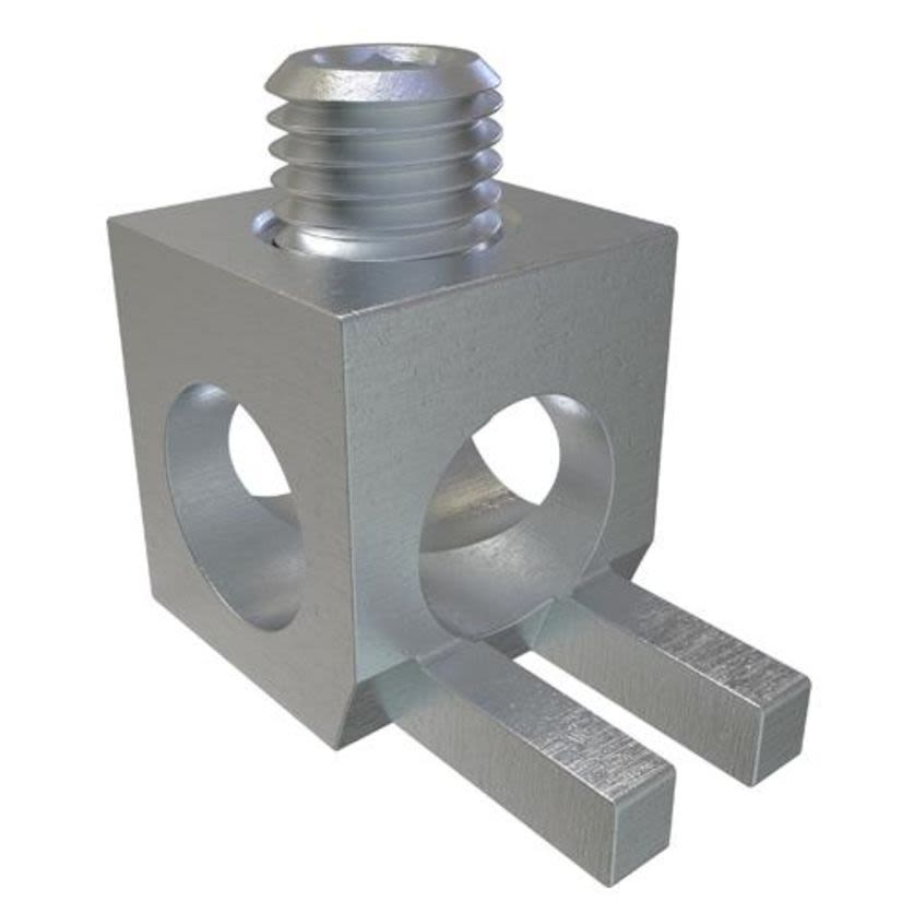 ILSCO NBST-2/0 Type NBST Neutral Bar Adapter, For Use With NB-350 and NBAS Neutral Bar, 14 to 2/0 AWG, Aluminum