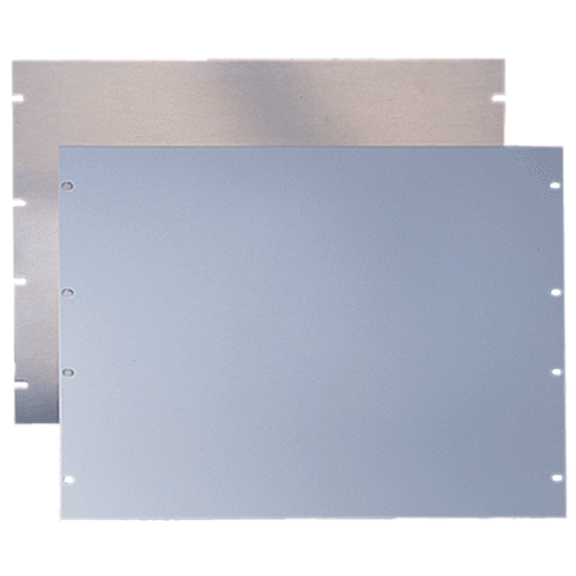 nVent HOFFMAN ProLine™ P19RP2UP P20 Flat Rack Panel, 19 in H, Steel, Light Gray