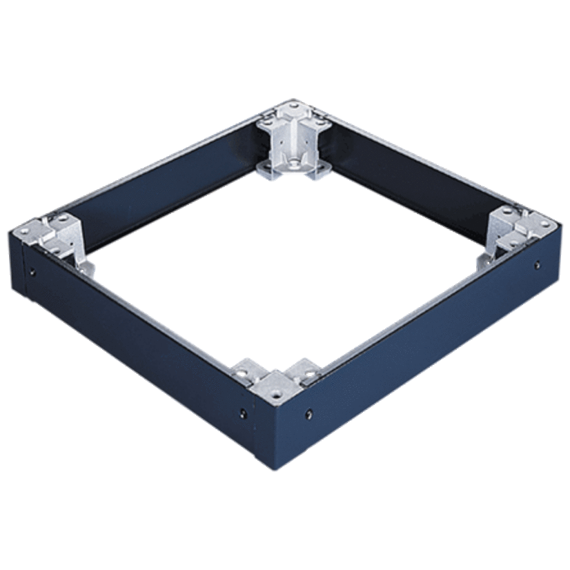 Hoffman Proline G2 P2BP188 P40 Plinth Base, 30.08 in H x 31.46 in W x 3.94 in D, For Use With 800 mm W x 800 mm D Frames, Steel, Black