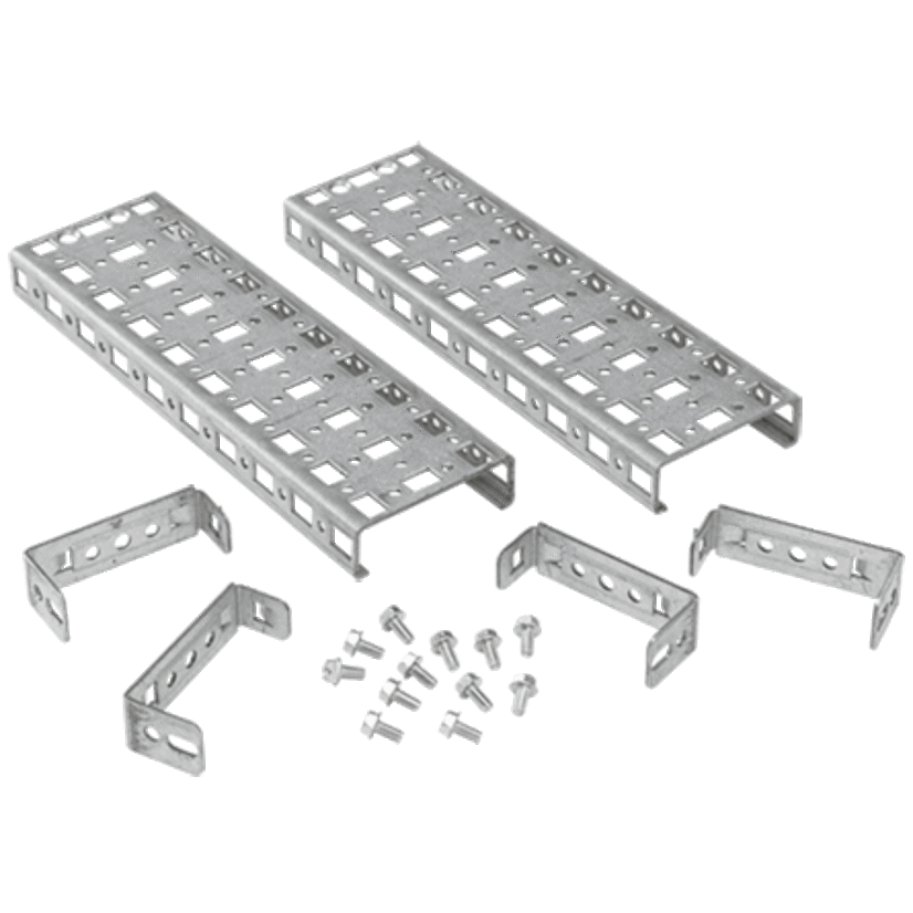 nVent HOFFMAN ProLine™ PGH3S6 P20 3-Row Hole Pattern Grid Strap, 2.95 in H, For Use With ProLine™ 600 mm D-Frame Modular Enclosures, Steel
