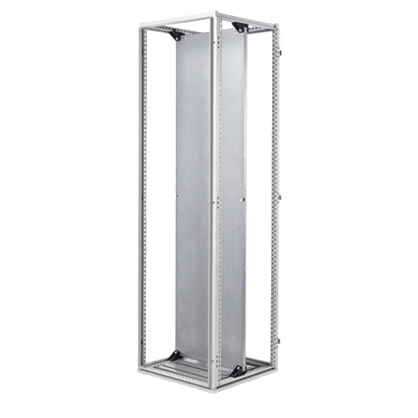 Hoffman Proline G2 P2P206G P40 Conductive Rear Mount Full Sub Panel, 75.1 in H x 20.8 in W, For Use With 2000 mm H x 600 mm W Frames, Steel