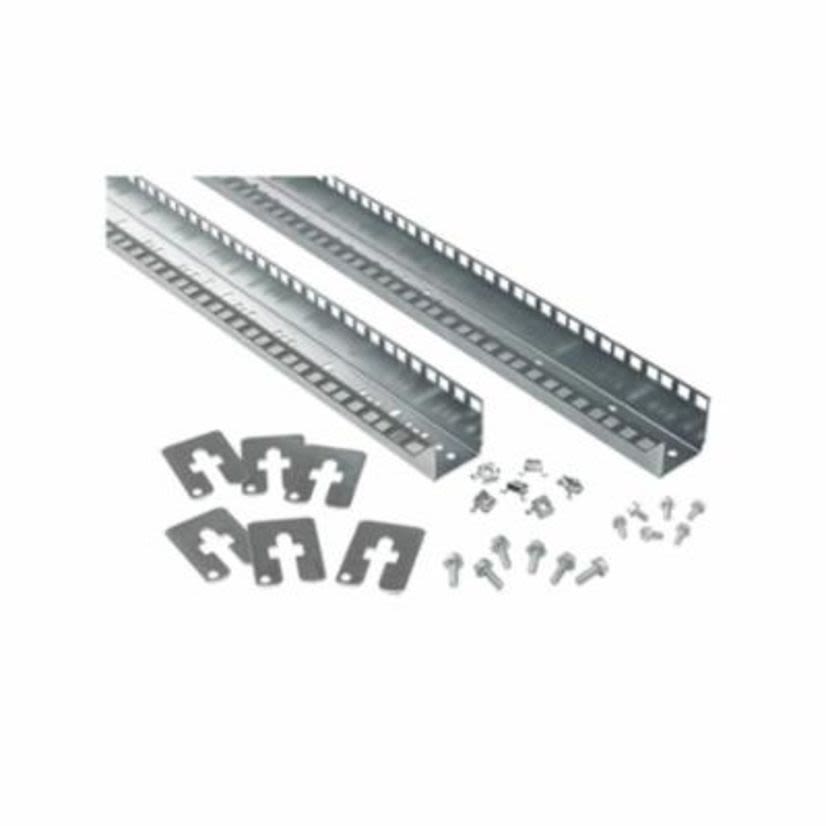 nVent HOFFMAN ProLine® G2 P2RA19T20 P40 Conductive Tapped Hole Rack Angle, 73-1/2 in H x 1.89 in W x 1.34 in D, For Use With 2000 mm H Frames, Steel