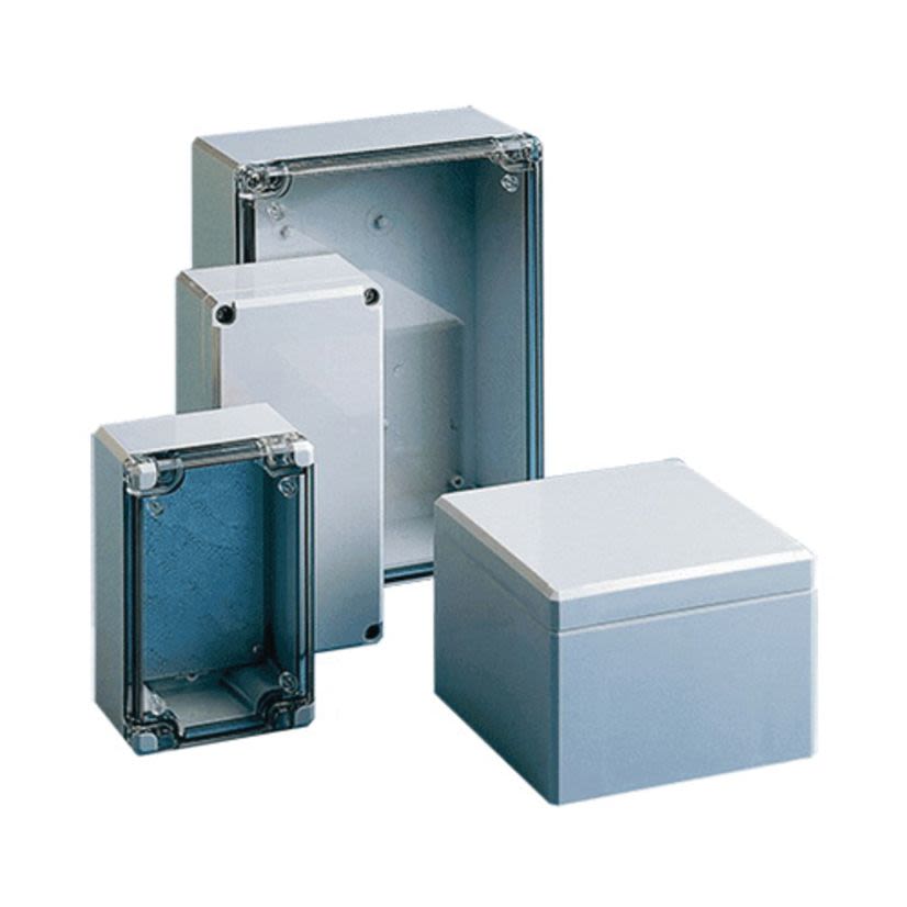 Hoffman QLINE Q302311ABD Junction Box, 11.81 in H x 9.06 in W x 4.37 in D, Opaque/Screw Cover, NEMA 4X/IP67 NEMA Rating, ABS
