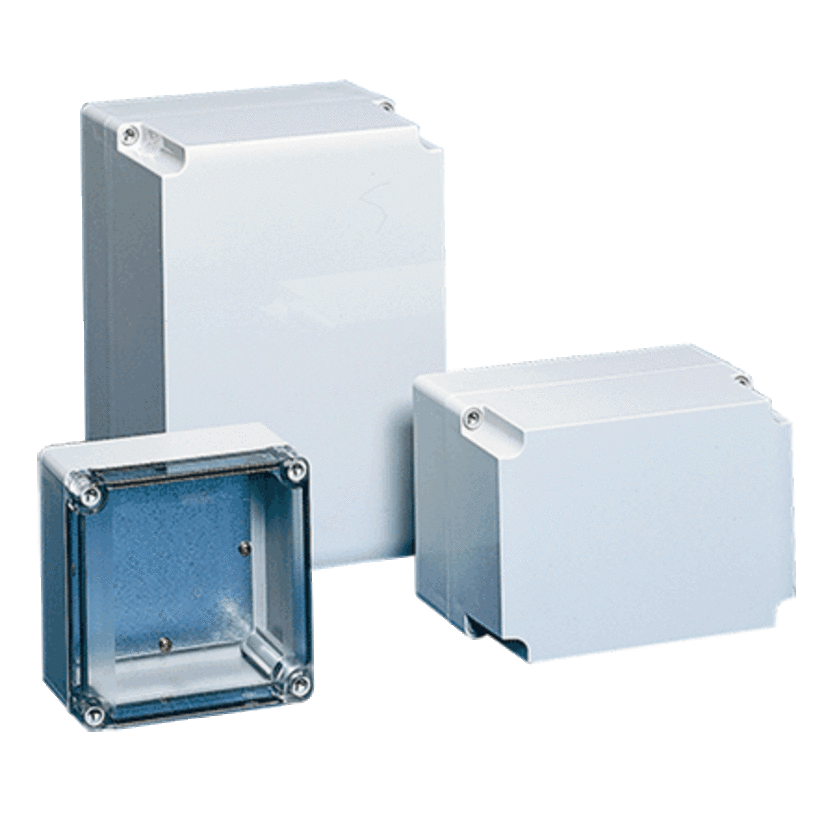 Hoffman QLINE Q181315ABE Junction Box, 175 mm H x 125 mm W x 149 mm D, Opaque/Screw Cover, NEMA 4X/IP67 NEMA Rating, ABS