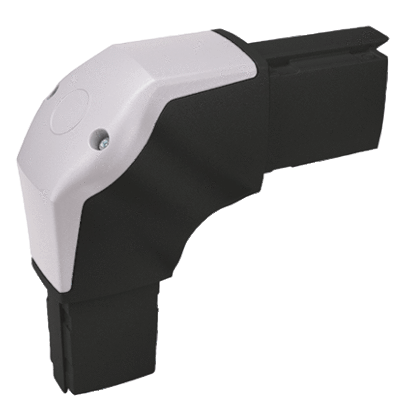 Hoffman SYSPEND S1MRE CS5 Reduction Elbow, For Use With SYSPEND 180-MAX Suspension System, Die Cast Aluminum, Black