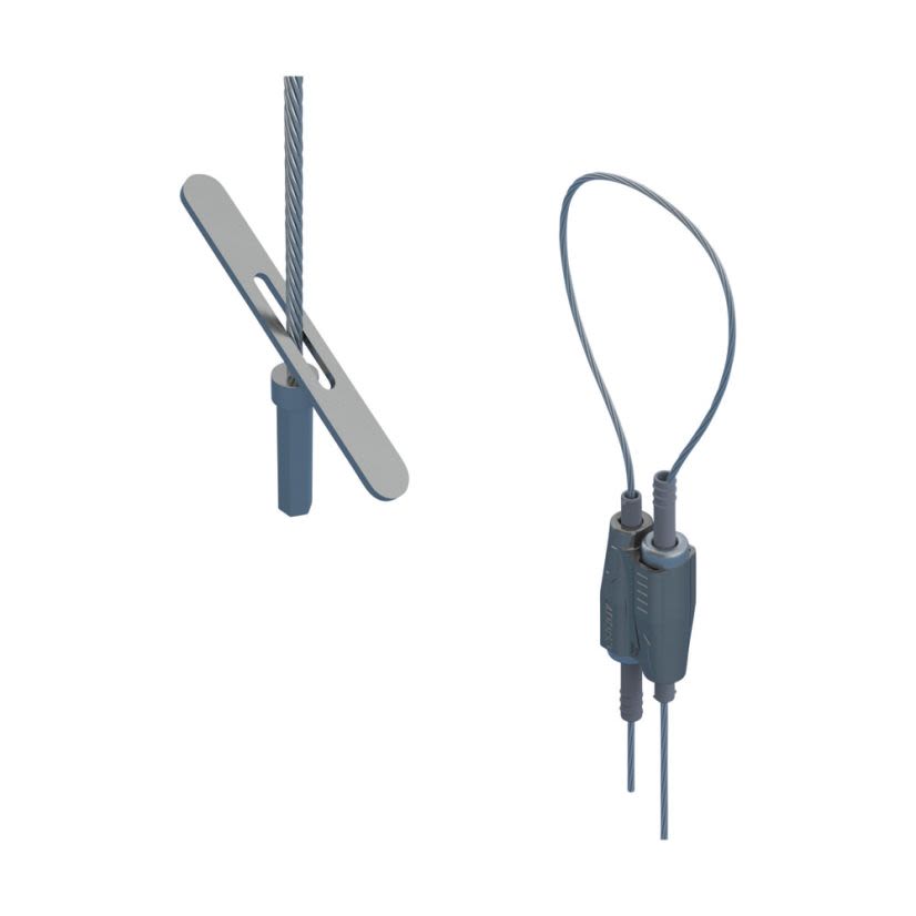 nVent CADDY SLK15L2T Speed Link With Toggle, For Use With Supporting Lighting Fixture, Polypropylene/Steel/Zinc Alloy