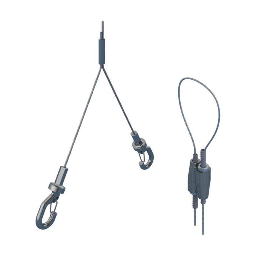 nVent CADDY SLK2YH500L2 Speed Link With Y-Hook, Steel