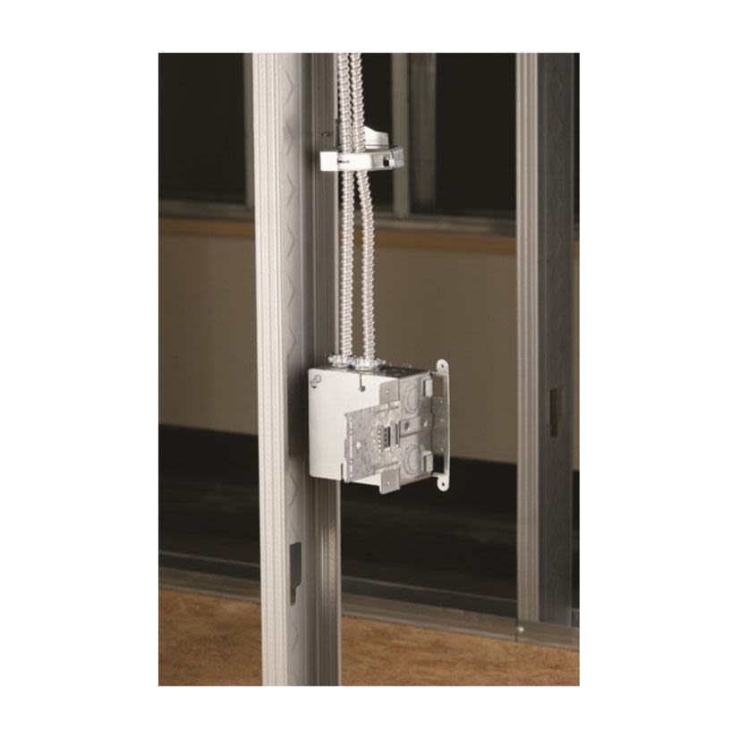 nVent CADDY TEB6XT Far Side Box Support Extension, Panel Mount, Steel, Pre-Galvanized