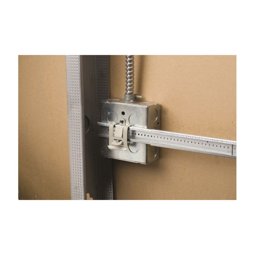 nVent CADDY TSGLDR1 Glider Box Attachment, For Use With TSGB16 and TSGB24 Series Telescoping Screw Gun Bracket, #10 Hole, Steel