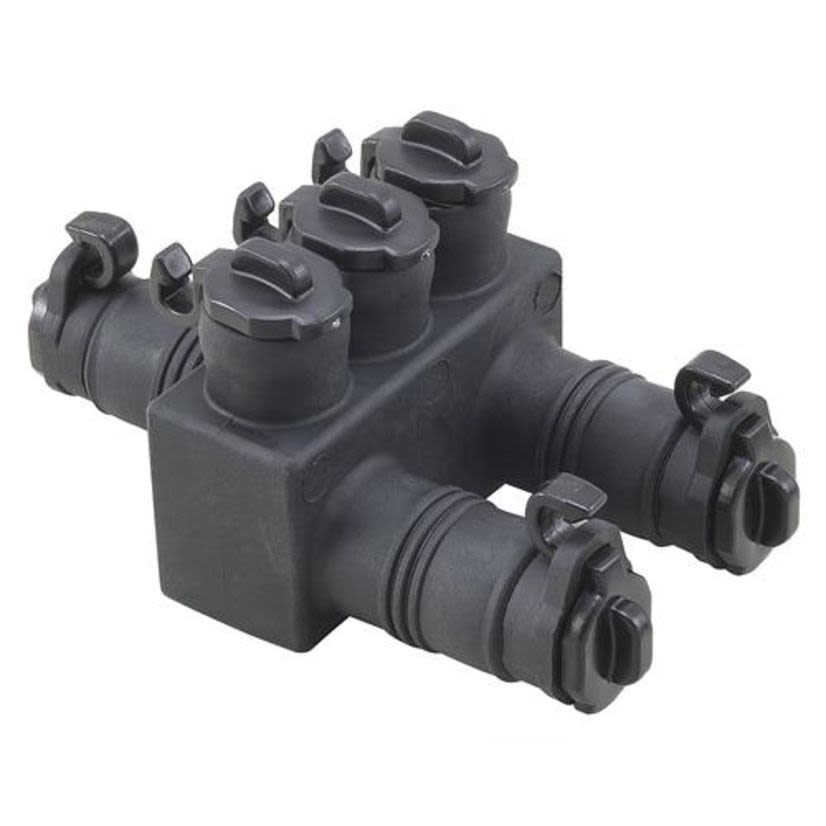 nVent ILSCO Streetwise PEDSS USPA21-1/0SS-DB Type USPASS 2-Port Dual Rated Direct Bury Street Light Connector