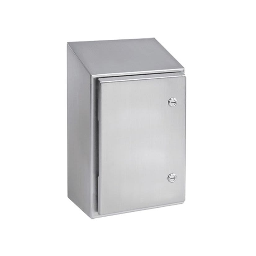nVent HOFFMAN WaterShed™ WS121006SS WS-1 Wall Mount Enclosure, 12 in L x 10 in W x 6 in D, NEMA 4/4X/12/IP66