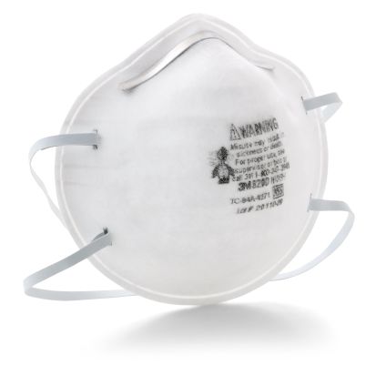 3M™ 7000052787  8200 Standard Particulate Respirator, Resists: Non-Oil Based Particles