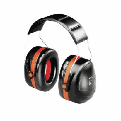 3M™ 7000009665  Optime™ 105 Dielectric Earmuffs, 30 dB Noise Reduction, Black/Red, Over The Head Band Position, ANSI S3.19-1974, CSA Class AL