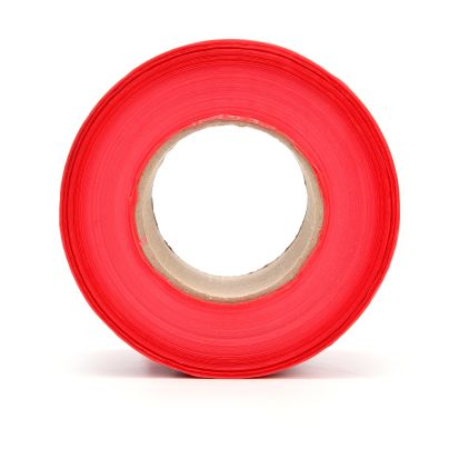 3M™ 7010397987 Scotch® 300 Above Ground Barricade Tape, Red, 1000 ft Roll L x 3 in W, DANGER Legend, Polyethylene Film