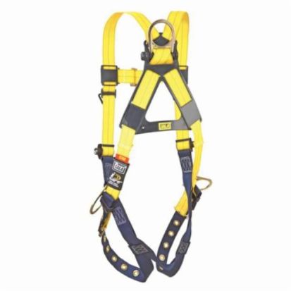 3M™ DBI-SALA® Fall Protection 648250-16043 Delta™ Multi-Purpose Work Positioning Harness, Universal, 420 lb Load, Tongue Leg Strap Buckle, Navy/Yellow