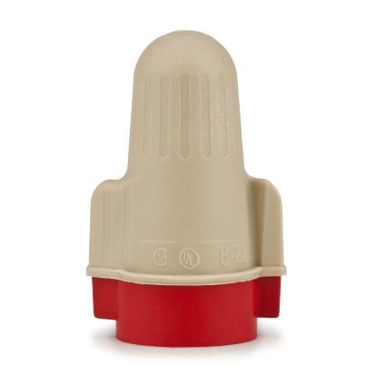 3M™ 7100127165 3M™ T/R+Box Super Tan/Red Wire Connector (100/Pouch)