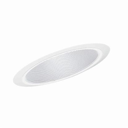 Acuity Brands JUNO® 604 WWH Downlight Super Sloped Baffle Downlight Trim, 8-3/16 in ID x 9-1/8 in OD, Halogen/LED Lamp, For Use With IC928, TC928, TC928R, ICPL928-42, ICPL928R-32, IC928LED9G4 Series Housing