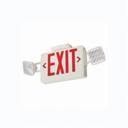 Acuity Brands Lithonia Lighting® ECR LED HO M6 LED Exit/Unit Combo, LED Lamp, 3.8 W Fixture, 120/277 VAC, EXIT Legend