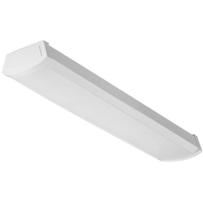 Acuity Brands Lithonia Lighting® FMLWL 24 840 Linear LED Wraparound,) LED-Static Lamp, 120 VAC, Gloss White Housing