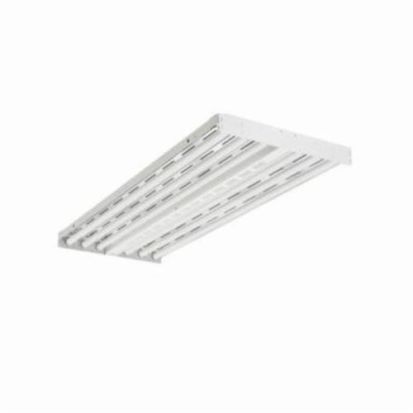 Acuity Brands Lithonia Lighting® I-BEAM® IBZ 632 WD Wide Distribution High Bay Lighting, (6) Fluorescent/T8 Lamp, 120 to 277 VAC, High Gloss Baked White Enamel Housing