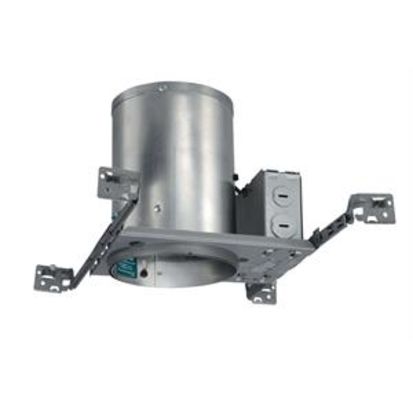 JUNO IC20 W Adjustable New Construction Round Downlight Housing w/ Trim