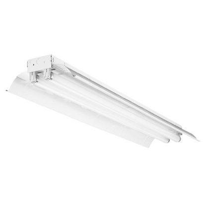 Acuity Brands Lithonia Lighting® L 2 32 MVOLT GEB10IS L Series General Purpose Standard Industrial Linear Strip Light, (2) Fluorescent/T8 Lamp, 120 to 277 VAC, High Gloss Baked White Enamel Housing