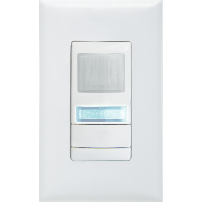 Acuity Brands Sensor Switch™ nLight® NWSX PDT LV DX WH NWSX Low Voltage Wall Switch Occupancy Sensor, 120/277 VAC, PIR/Microphonics™Dual Technology Sensor, 20 to 36 ft Coverage, Wall Mount