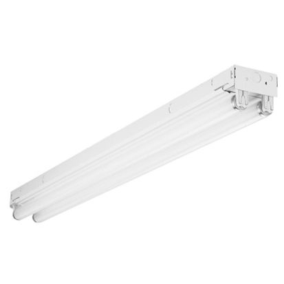 Acuity Brands Lithonia Lighting® TC 2 32 MVOLT 1/4 GEB10IS TC Series General Purpose Tandem Strip Light, (2) Fluorescent/T8 Lamp, 120 to 277 VAC, High Gloss Baked White Enamel Housing