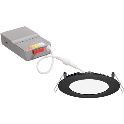 JUNO WF4 ADJ SWW5 90CRI MB M6 4 in Wafer Thin LED Downlight