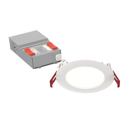JUNO WF4 ALO19 SWW5 90CRI MB M6 4 in Wafer Thin LED Downlight