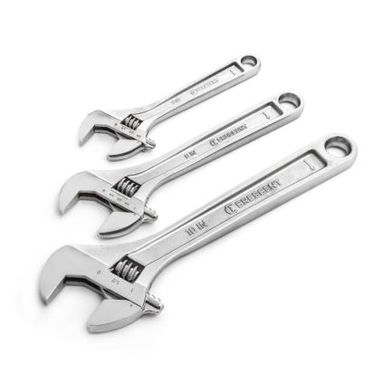 Crescent AC3PC 3 Piece Adjustable Wrench Set