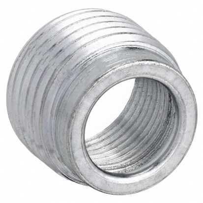 Emerson Electric Appleton® RB75-50 Reducing Bushing, 3/4 X 1/2 In Trade, Steel, Zinc Electroplated