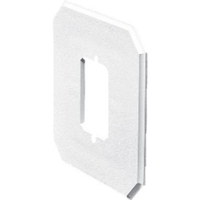 Arlington 8081FC Siding Box Cover Kit With Flange, 6.65 in L x 6.65 in W x 3/4 in D, Receptacle Cover, Plastic