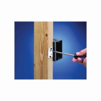 Arlington In/Out Box™ FA101 Adjustable Outlet Box With Knockout, Plastic, 21 cu-in Capacity, 1 Gangs, 1 Outlets, 3.875 in W x 3.811 in D x 4.8 in H