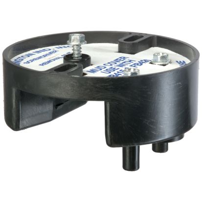 Arlington FB415 Fan/Fixture Mounting Box With Knockout, Plastic, 10.3 cu-in Capacity, 4-1/4 in L x 4-1/4 in W x 2-1/4 in H