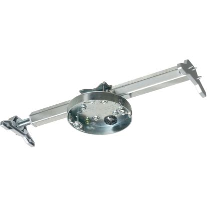 Arlington FBRS407R Heavy Duty Fan/Fixture Mounting Box With Knockout, Steel, 8 cu-in Capacity, 3.62 in L x 13.25 in W x 2.098 in H